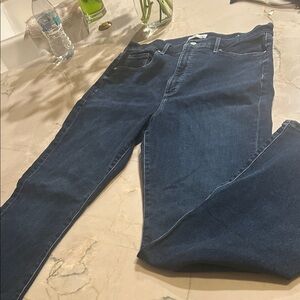 LOFT women’s Dark Blue Skinny Jeans